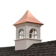 Smithsonian Fairfax Vinyl Cupola with Copper Roof By Good Directions
