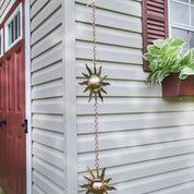 Sun Pure Copper 8.5 ft. Rain Chain - Image 3