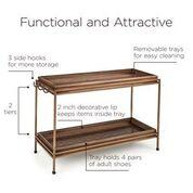 Squares Double Boot Tray with Stand - Image 3