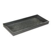 Double Circles Multi-Purpose Boot Tray - Dark Zinc, Gray Finish