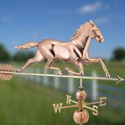 Large Horse Estate Weathervane - Pure Copper - Image 2