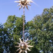 Sun Pure Copper 8.5 ft. Rain Chain - Image 2