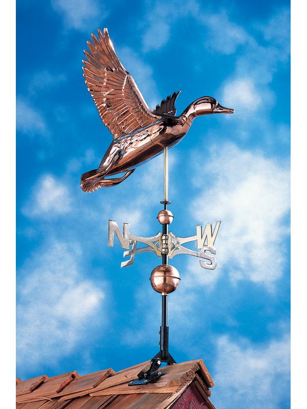 Copper Duck Weathervane-0