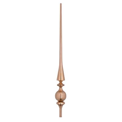 28" Aragon Polished Copper Rooftop Finial-4547