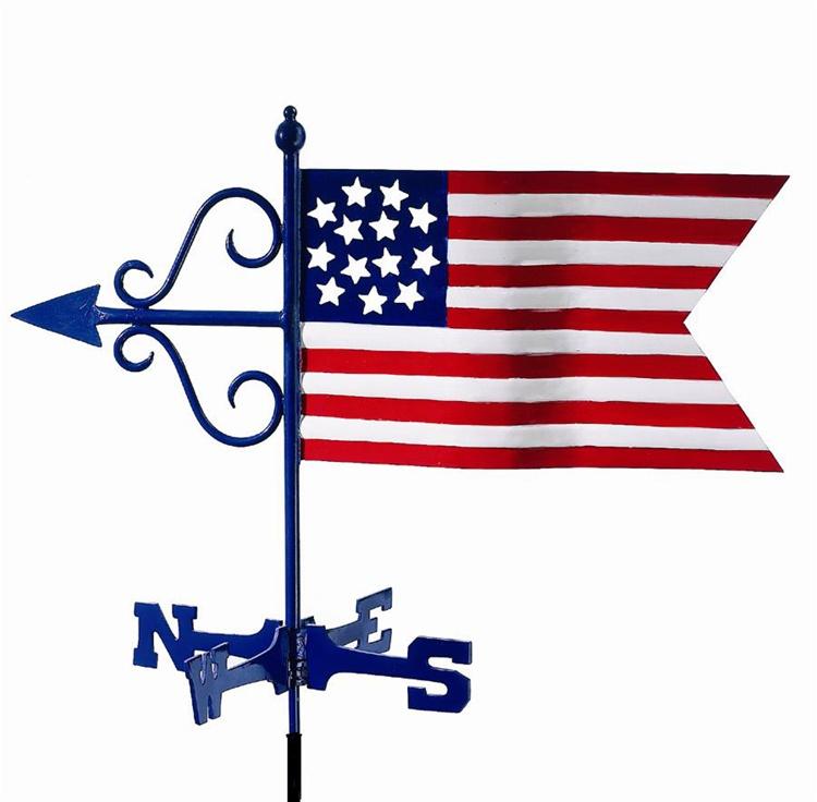 American Flag Weathervane-0