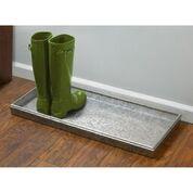 Classic Multi-Purpose Boot Tray - Galvanized Gray Steel - Image 8