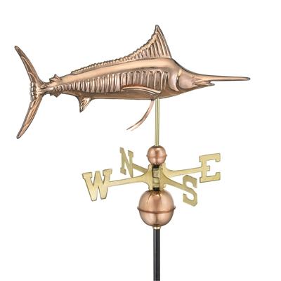 Marlin Outdoor Copper Weathervane -0