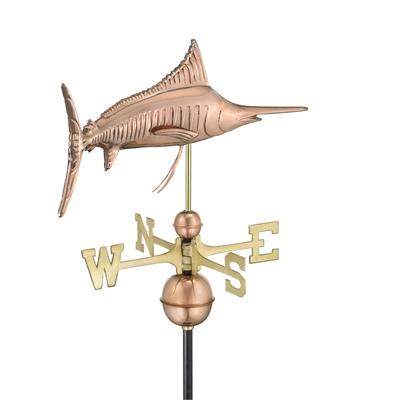 Marlin Outdoor Copper Weathervane -4537