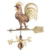 Proud Rooster Weathervane - Pure Copper & Brass - Image 5