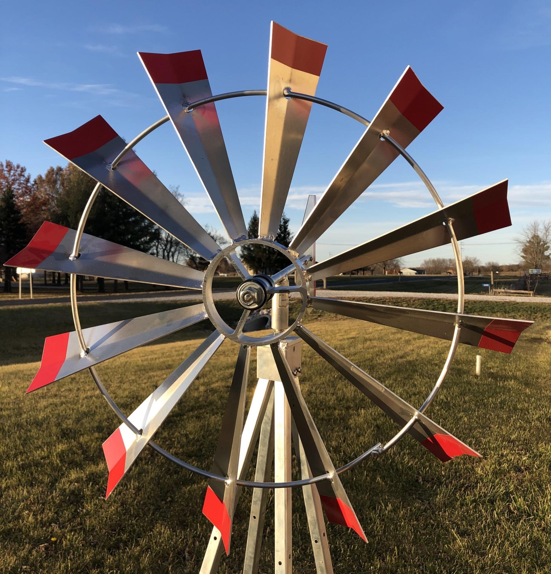 60" Aluminum Windmill Top (for 22 Foot Windmill) - Image 5