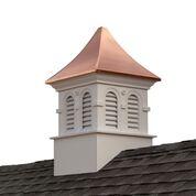 Smithsonian Columbia Vinyl Cupola with Copper Roof By Good Directions - Image 6