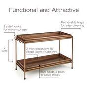 Classic Double Boot Tray with Stand - Image 8