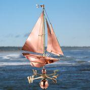 Racing Sloop Weathervane - Pure Copper - Image 4