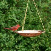 Pure Copper Hanging Bird Bath - Image 8