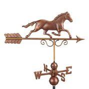 Galloping Horse Weathervane - Pure Copper Hand Finished Bronze Patina - Image 8