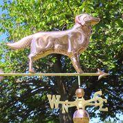 Golden Retriever Weathervane with Arrow - Pure Copper - Image 4