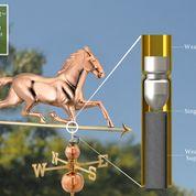 Large Horse Estate Weathervane - Pure Copper - Image 6