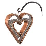 Heart Fly-Thru Bird Feeder - Copper Finish - Image 5