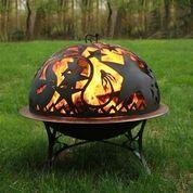 Fire Pit with Orion FireDome Spark Screen - Image 6