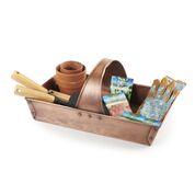 Large Pure Copper Trug Basket - Image 11