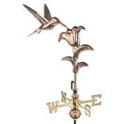 Hummingbird Garden Weathervane - Pure Copper w/ Garden Pole - Image 5