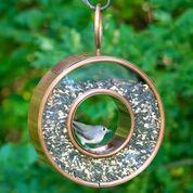 Circle Fly-Thru Bird Feeder - Copper Finish - Image 6