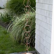 Double Link Pure Copper 8.5 ft. Rain Chain - Image 8