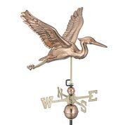 Blue Heron Weathervane - Pure Copper - Image 8
