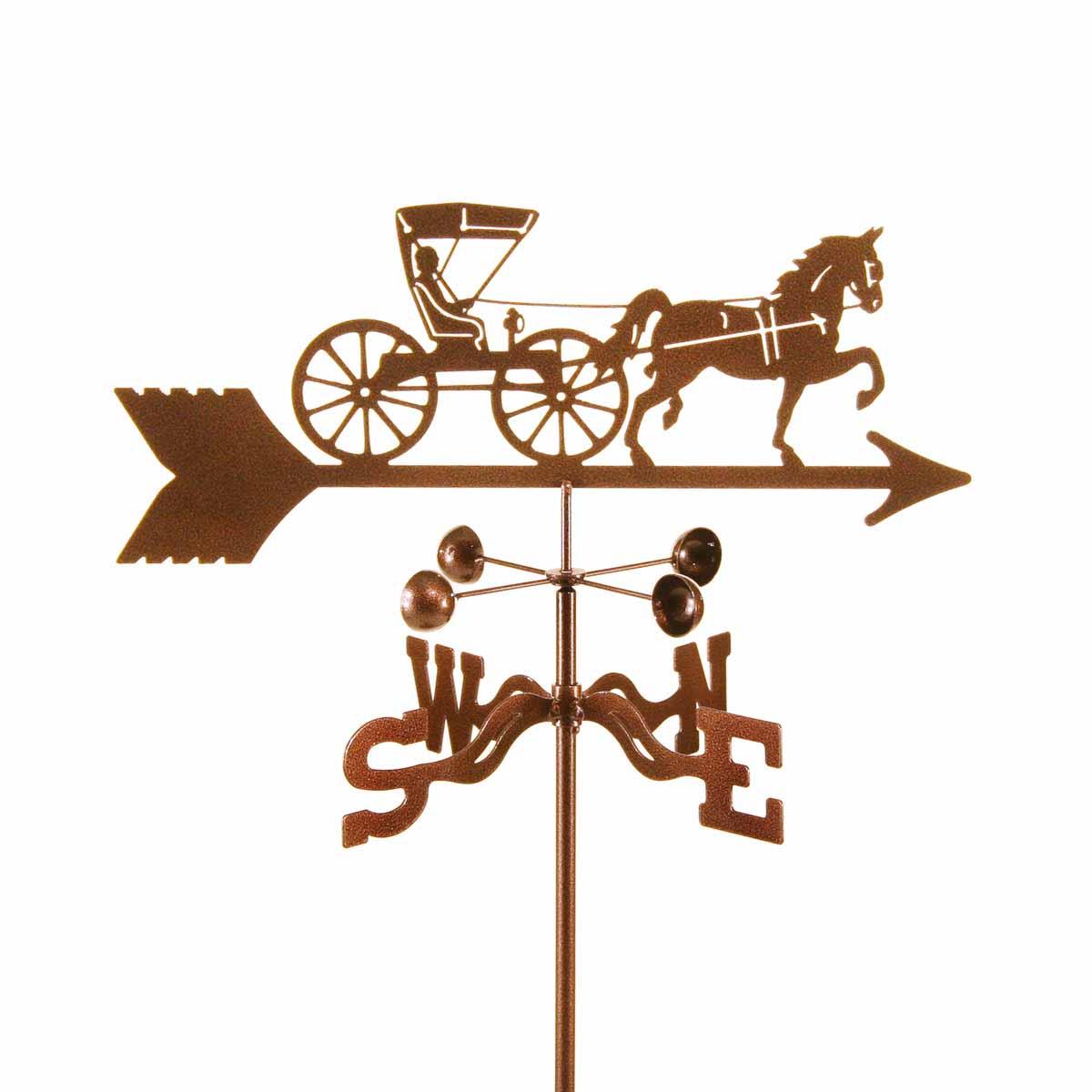 Doctor Horse and Buggy Weathervane-0