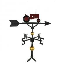 Old Barn Rustic Co. 32" Deluxe Red Color Tractor Weathervane-0