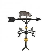 Old Barn Rustic Co. 32" Deluxe Pig Aluminum Weathervane-1308