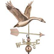 Feathered Goose with Arrow Pure Copper Weathervane - Image 7