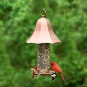 Copper Bell Tube Bird Feeder - Image 6
