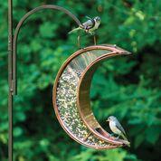 Crescent Moon Bird Feeder - Copper Finish - Image 6