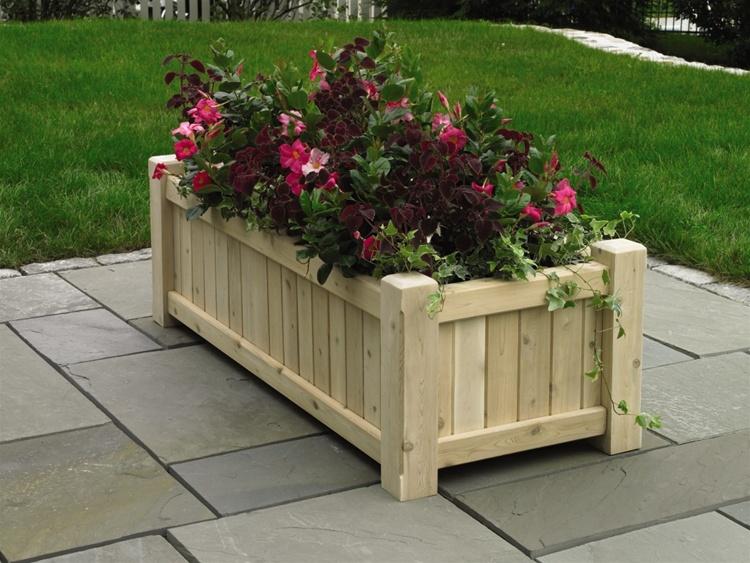 Good Directions Cedar Square & Rectangular Planters-317