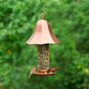 Copper Bell Tube Bird Feeder - Image 7