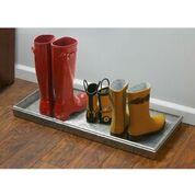 Classic Multi-Purpose Boot Tray - Galvanized Gray Steel - Image 10