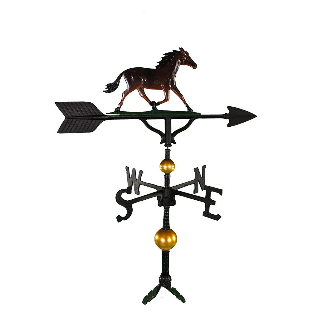 Old Barn Rustic Co. 32" Deluxe Horse Weathervane -0