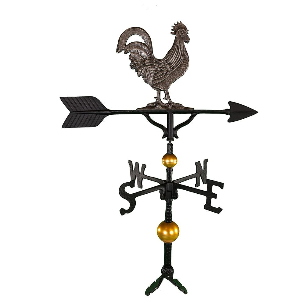 Old Barn Rustic Co. 32" Deluxe Rooster Aluminum Weathervane-4116