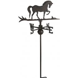 Horse steel Weathervane With Roof Mount 40"H x 14"L-0